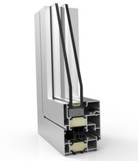 ventana de aluminio serie ELITE RPT INYECTADA