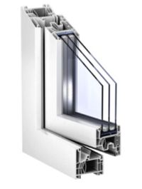 ventana de PVC KÖMMERLING serie 76MD XTREM